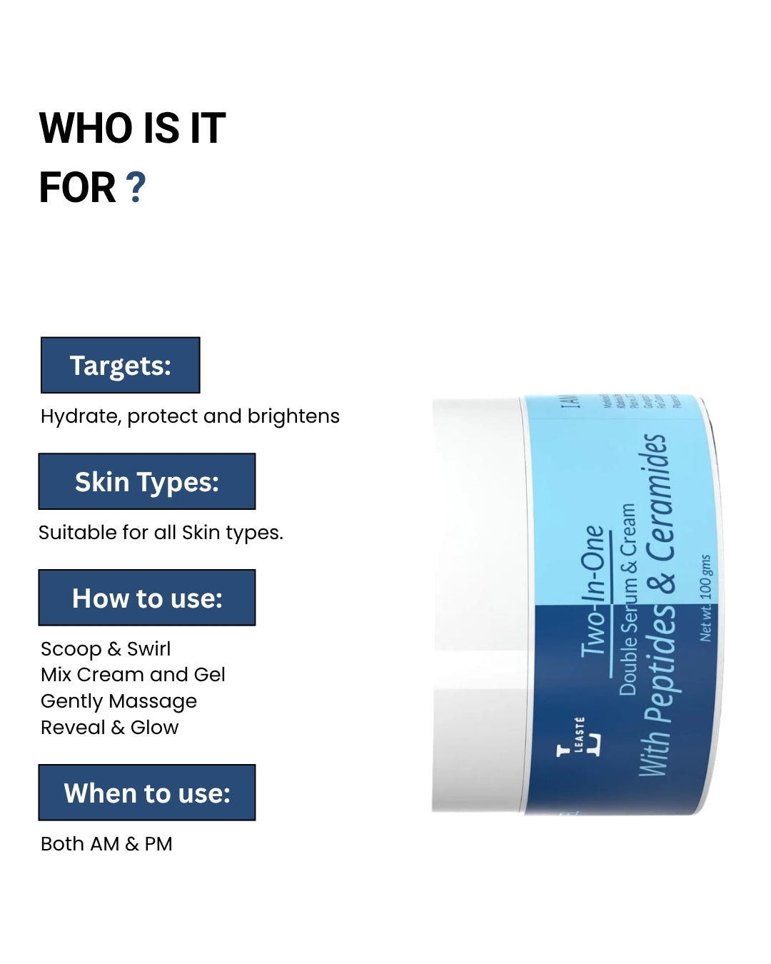 Leaste 2in1 Ceramide + Peptide