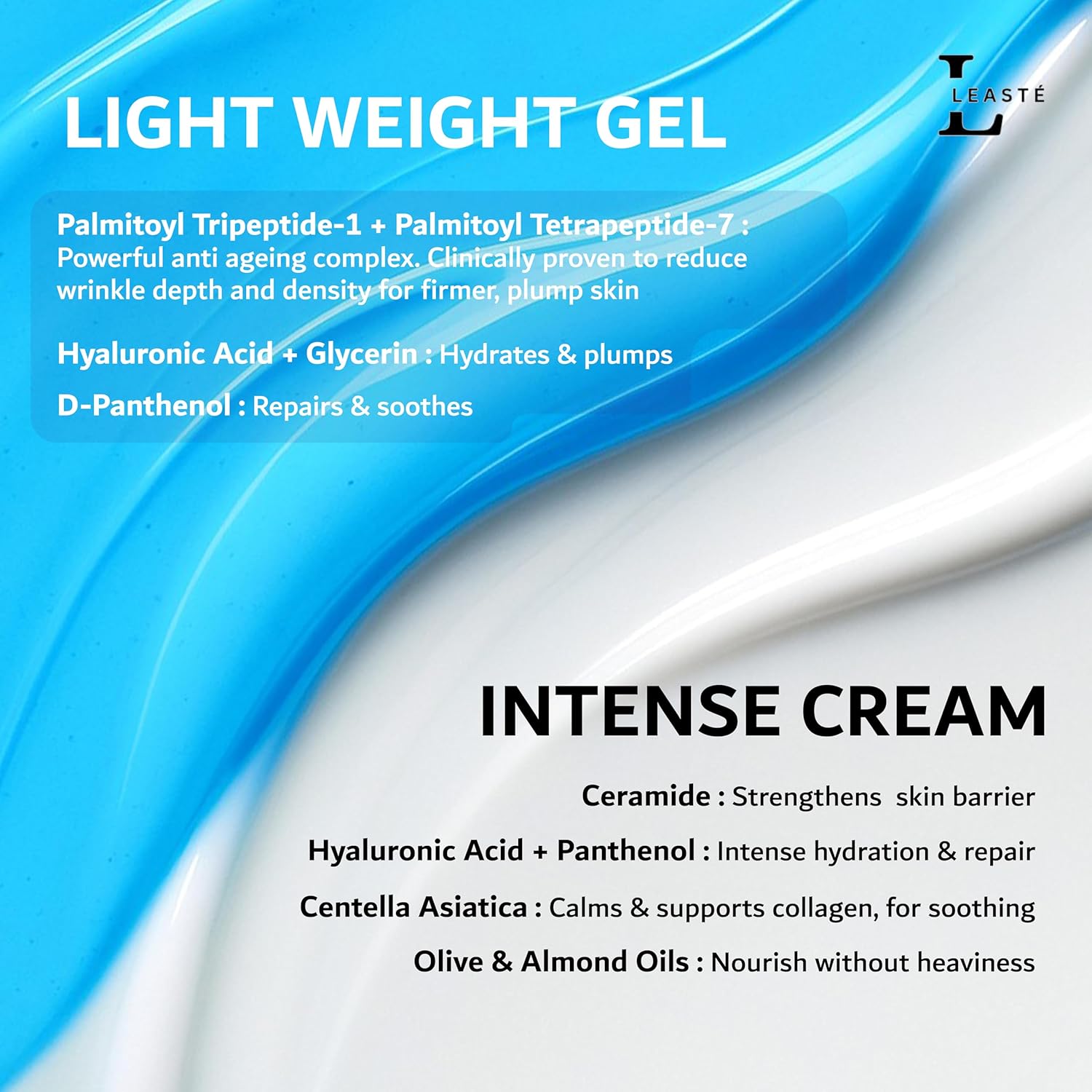 Ceramide Cream + Peptide Serum Gel