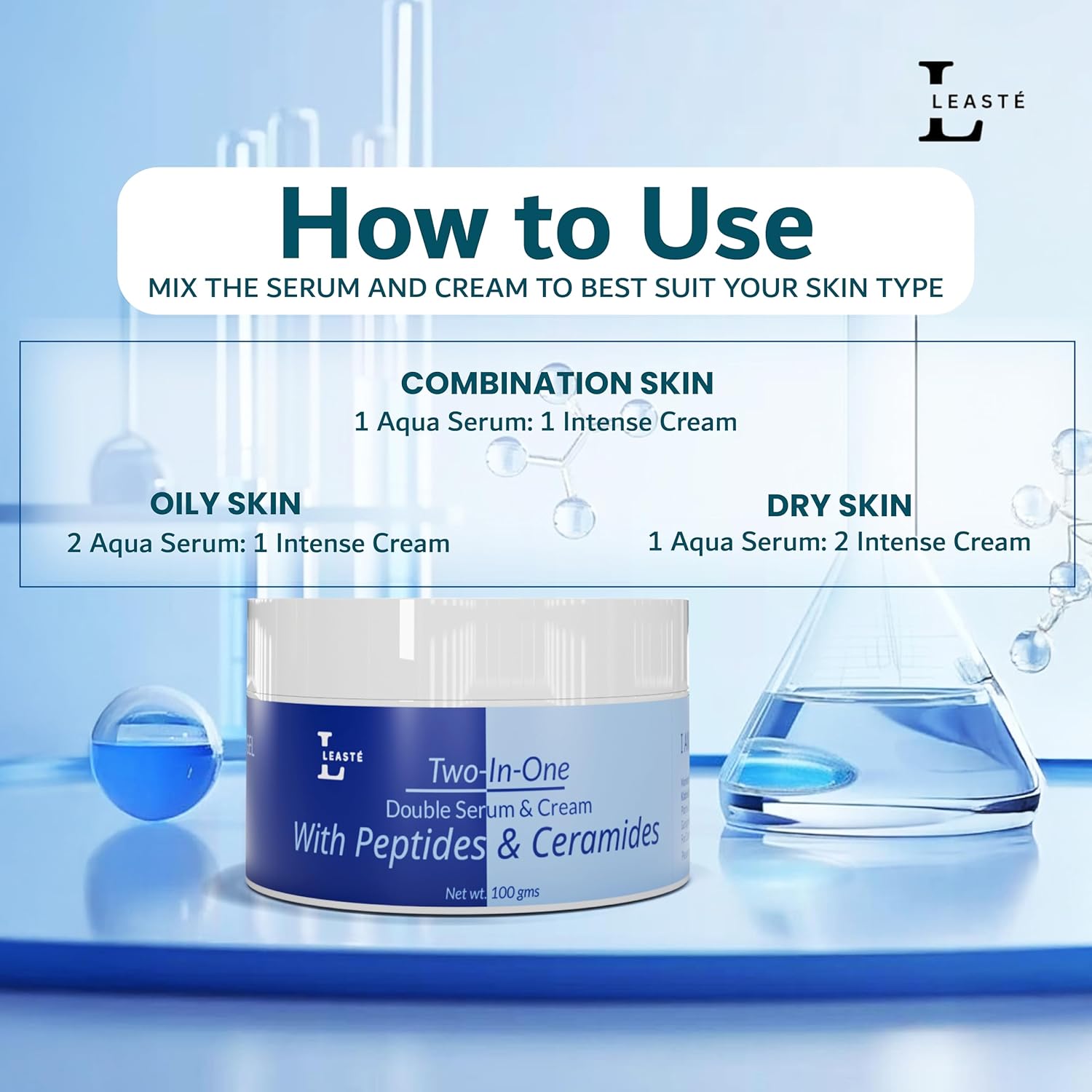 Ceramide Cream + Peptide Serum Gel